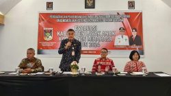 Asisten III Vicky Tanor Kukuhkan Gugus Tugas Kabupaten Layak Anak di Yama Hotel Tondano