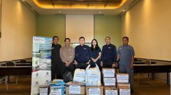 Akibat Erupsi Gunung Ruang, Luwansa Hotel Manado Salurkan Bantuan Kepada Pengungsi Tagulandang di Singkil