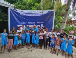 Peduli Pendidikan, Bank Indonesia Sosialisasikan CBP Rupiah Kepada Pelajar SD dan SMP di Desa Kakorotan Talaud