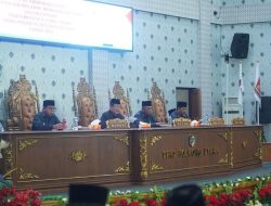 Hadiri Rapat Paripurna DPRD, Penjabat Bupati Sirajudin Lasena Sampaikan 4 Ranperda Bolmut