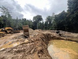 Meski Sudah Layangkan Surat Teguran, Aktivitas Tambang Ilegal di Km 20 dan 25 Bintauna Masih Berlanjut