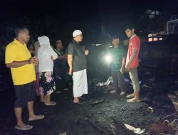 Berikan Dukungan Moril dan Janji Bangun Rumah Baru Kepada Korban, Pj Bupati Sirajudin Lasena Datangi Lokasi Kebakaran