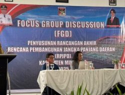 Asisten III Vicky Tanor buka FGD RPJPD Tahun 2025-2045 di Hotel Yama Tondano