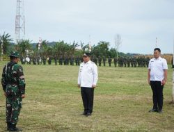 Pj Bupati Jemmy Kumendong Irup TMMD ke 21 di Lapangan Kinakas Kakas