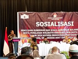 Dr Yadyn Palebangan SH MH Bicara Early Warning Detection System di Sosialisasi KPU Bitung