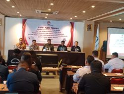 Secara Resmi Ketua KPU Sangihe Absan Tahendung Membuka Rapat Pleno Rekapitulasi Dan Penetapan DPS