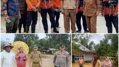 Sejumlah Wilayah Bolmong Terendam Banjir, Pj Bupati Minta Jajarannya Terlibat Aktif Dalam Penanganan Bencana