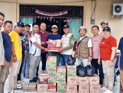 Peduli Bencana, Insan Pers dan Diskominfo Bolmong Salurkan Bantuan Bagi Terdampak Banjir di Lolayan