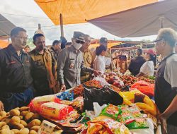 Pengucapan Syukur Dumoga Raya, Pj Bupati Turun ke Pasar Pastikan Harga dan Stok Kebutuhan Pokok Aman