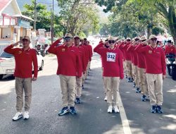 Tim Dinas PUTR Bitung ‘Kans Kuat’ Juara Lomba Gerak Jalan 