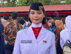 Martha Apriani Siagian Satu Diantara 36 Anggota Paskibraka, Inspirasi Bagi Siswa SMA Katolik Theodorus Kotamobagu