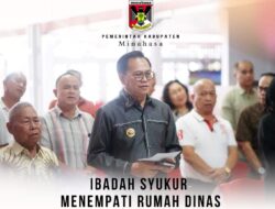 Noudy Tendean Gelar Ibadah Syukur Tempati Rumah Dinas Bupati