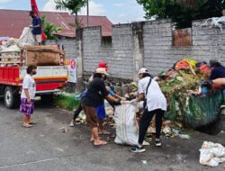 Tak Berkoar di Medsos! Warga Girian Atasi Tumpukan Sampah