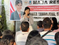 Legislator Kota Manado Monica Tambajong Serap Aspirasi Warga Wanea