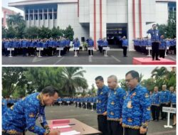 Bupati Minahasa Pimpin Apel Korpri dan Penandatanganan Pakta Integritas, Ini Yang Disampaikan Noudy Tendean Kepada ASN