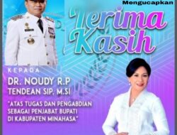 Jajaran Pemkab Minahasa Sampaikan Ungkapan Terima Kasih Kepada Pj Bupati Noudy Tendean
