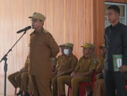 Pimpin Apel Perdana, Bupati Sirajudin Lasena Minta ASN Fokus Bangun Bolmut