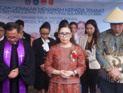 Wabup Vasung Hadiri Ibadah Minggu dan Pencanangan Gerakan Menanam di KGPM Sola Gratia Kiawa