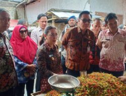 Wabup Vasung Sidak Pasar Baru Langowan di Bulan Ramadhan
