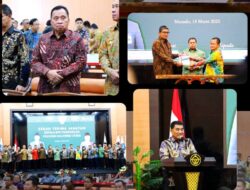 Bupati Minahasa Robby Dondokambey Hadiri Sertijab Kepala BPK RI Perwakilan Sulawesi Utara