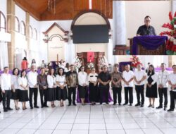 Bupati Robby Dondokambey Hadiri Ibadah Minggu Sengsara Pertama dan Pelantikan Panitia HAPSA WKI Sinode GMIM 2025
