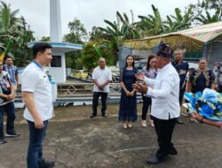 Hadiri Ibadah Syukur Kampung Basauh, Bupati Thungari Tekankan Penggunaan Dana Desa