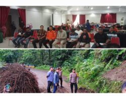 Pemkab Sangihe Gelar Rakor dan Tinjau Dampak Bencana Tanah Longsor Disejumlah Titik