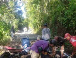 Pemdes Rumengkor Satu Realisasikan Pembangunan Jalan Perkebunan