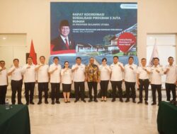 Wabup VaSung Hadiri Rakor Sosialisasi Program 3 Juta Rumah di Sulawesi Utara