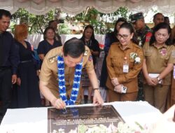 Wakil Bupati VaSung Dampingi Wagub Victor Mailangkay dalam Ibadah Pentahbisan GMAHK Telap