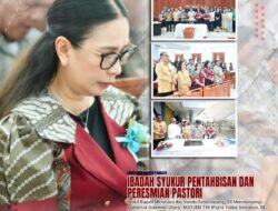 Wabup VaSung Dampingi Gubernur Dalam Peresmian Pastori dan Konsistori di GMIM Eben Haezer Panasen Kakas Barat