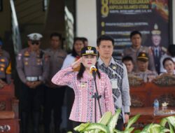 Bupati Chyntia Cetak Sejarah, Pimpin Apel Operasi Ketupat Perdana di Polres Sitaro