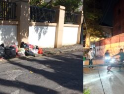 Sampah Menumpuk, Palang Portal di Tikala Baru Ganggu Akses di Lingkungan 4