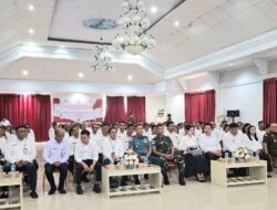 Bupati Dan Wakil Bupati Sangihe Mengikuti Peluncuran Koperasi Merah Putih Secara Virtual Melalui Zoom Meeting Yang Di Pimpin Presiden RI