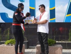 Kostum Unik Warnai Kemeriahan Fun Run HUT ke-80 RI di Sitaro