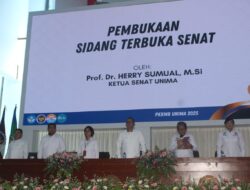 Unima Sambut 2.634 Mahasiswa Baru Lewat Sidang Senat Terbuka