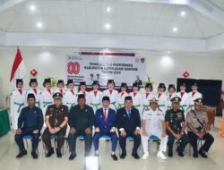 Malam Sakral di Tahuna, 30 Paskibraka Sangihe 2025 Resmi Dikukuhkan Bupati Michael Thungar