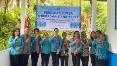Tim TP-PKK Provinsi Lakukan Penilaian Lomba PKK di Kabupaten Kepulauan Sangihe