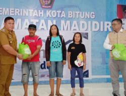 Ratusan Paket Bantuan Program CSR PT MNS Bitung di Salurkan ke Warga 