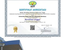 Unima Raih Akreditasi Unggul, Kado Emas 70 Tahun Pengabdian