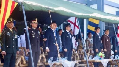 Bupati dan Wakil Bupati Hadiri Upacara HUT TNI-AL Ke 80 Tahun