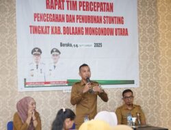 Wabup Boltara Pimpin Evaluasi Semester Pertama TP3S: Data Akurat Jadi Kunci Penurunan Stunting