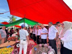 Pastikan Stabilitas Harga dan Kebersihan Pasar, Pemkab Sidak Pasar Bolangitang Barat