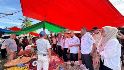 Pastikan Stabilitas Harga dan Kebersihan Pasar, Pemkab Sidak Pasar Bolangitang Barat