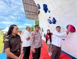 Bupati Cup II Panjat Tebing Dibuka di Boroko, 40 Atlet Muda Sulawesi Adu Ketangguhan