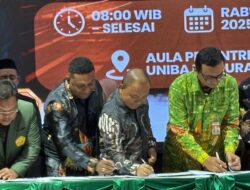 Dekan FISH Unima Tanda Tangani MoU pada The 9th IJCST 2025 di UNIBA Madura