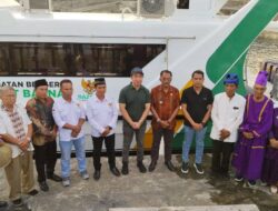 Ambulance Laut Bantuan Baznas RI Tiba di Tahuna, Membawa Rombongan Bupati Kepulauan Sangihe Michael Thungari Dan disambut Dengan Adat