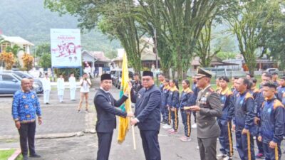 Irup di Hari Pahlawan, Thungari juga Melepas Kontingen Porprov Sangihe Sebanyak 239 Atlit