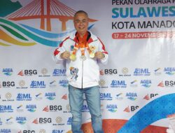 Riko Lantemona Tampil Unggul, Raih 3 Medali Cabor Billiard Porprov XII di Manado