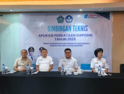 Wakil Bupati Sangihe Buka Bimtek Dapodik 2025 untuk Perkuat Tata Kelola Data Pendidikan